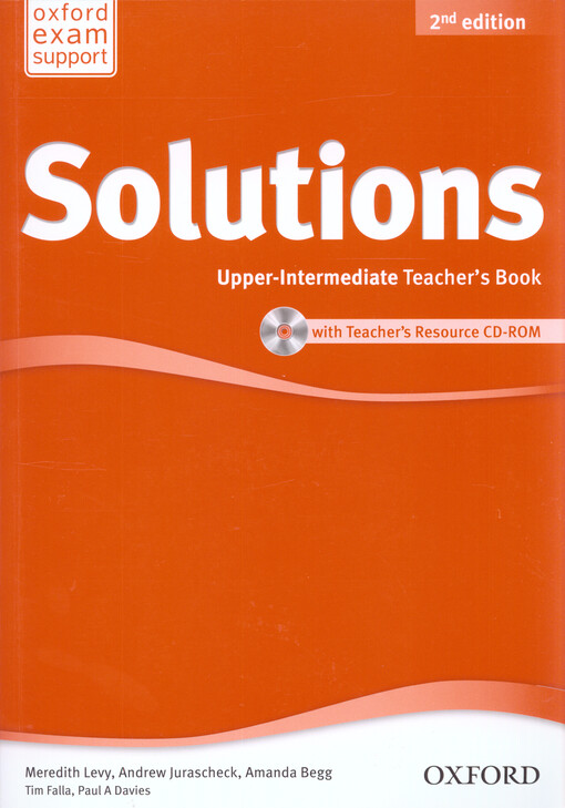 Maturita solutions :upper-intermediate, teacher’s book