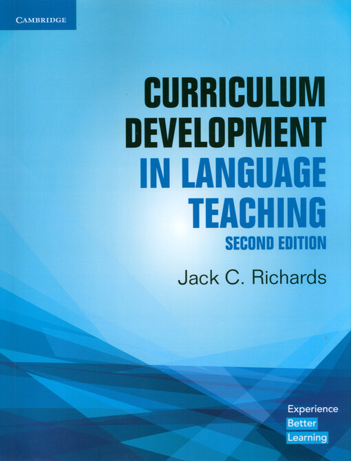 Curriculum development in language teaching