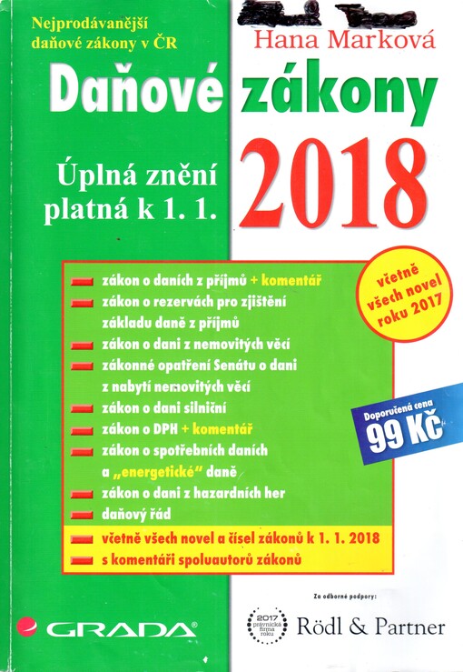 Daňové zákony 2018