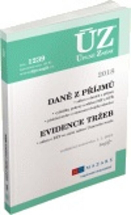 ÚZ 1239 Daně z příjmů, evidence tržeb 2018