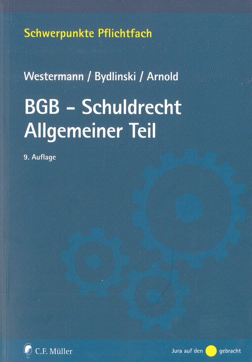 BGB - Schuldrecht, allgemeiner Teil