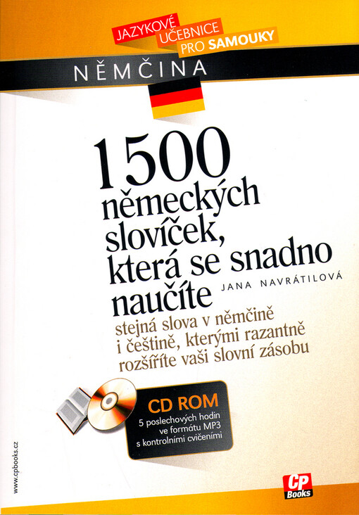 1500 německých slovíček, která se snadno naučíte /
