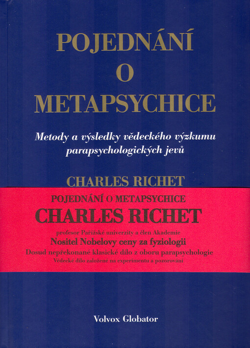 Pojednání o metapsychice: metody a výsledky vědeckého výzkumu parapsychologických jevů