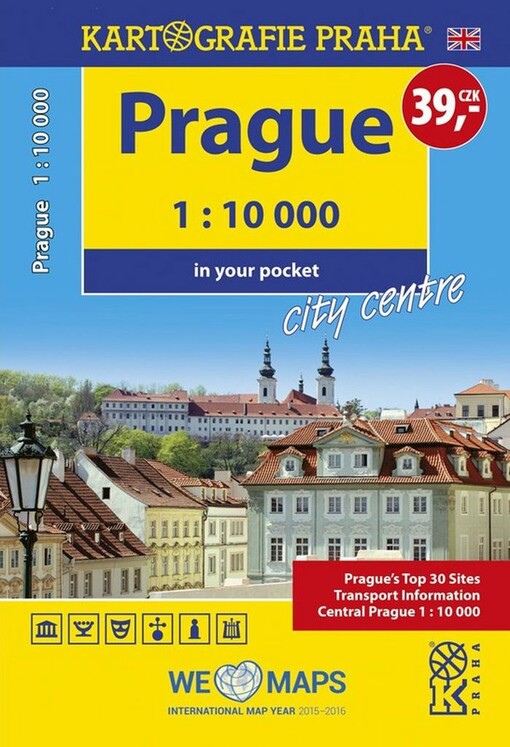 Prague - City Centre in Your Pocket, 1 : 10 000