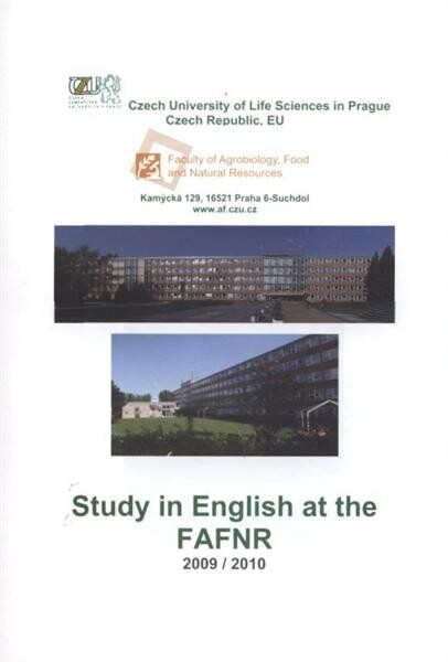 Study in English at the FAFNR : 2009/2010
