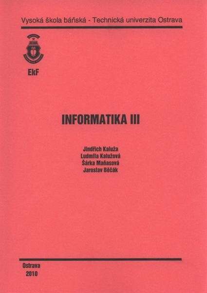 Informatika III