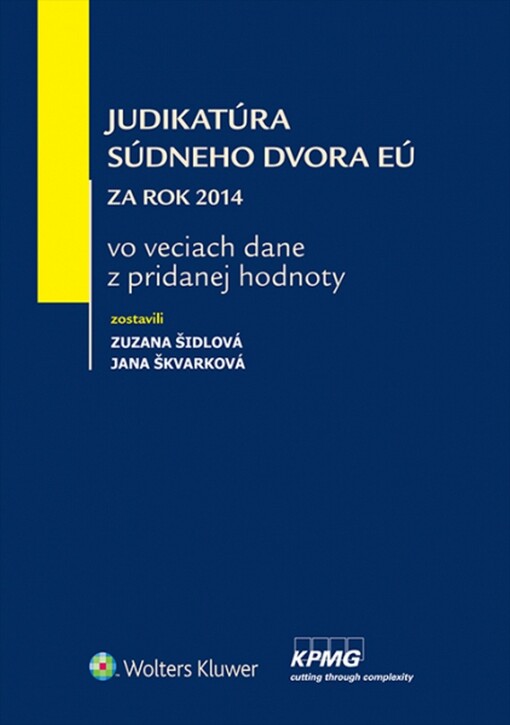 Judikatúra Súdneho dvora EÚ