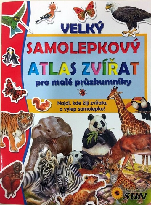 Velký samolepkový atlas zvířat