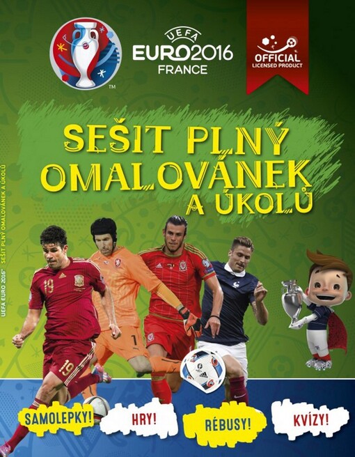 EURO 2016 – Sešit plný omalovánek a úkolů