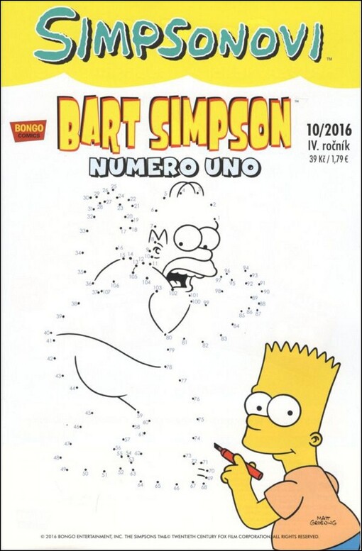 Bart Simpson 2016/10: Numero uno