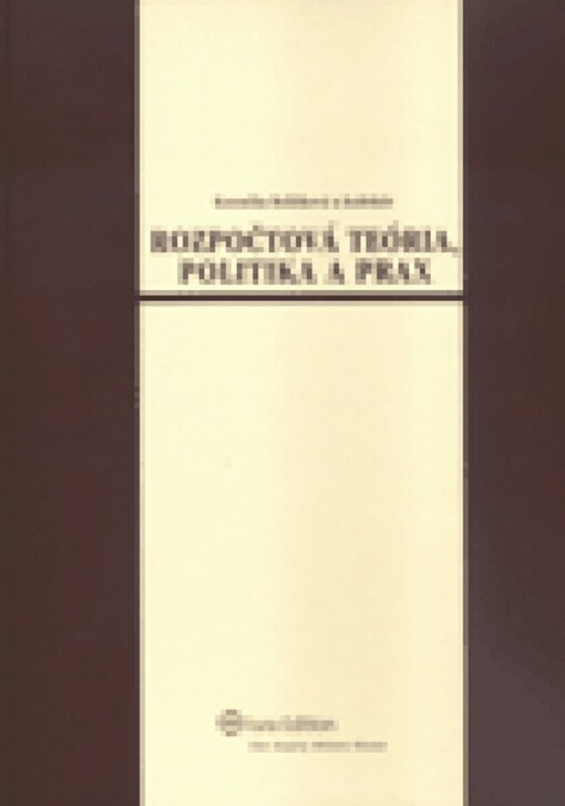 Rozpočtová teória, politika a prax