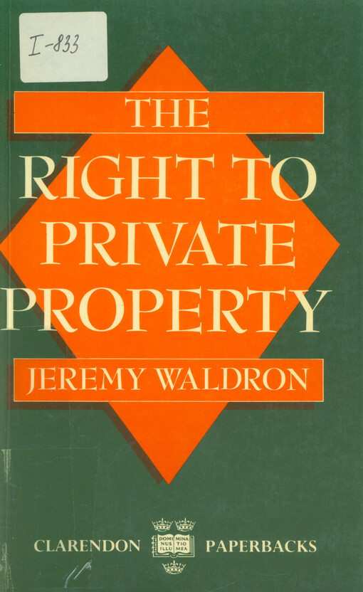 The right to private property