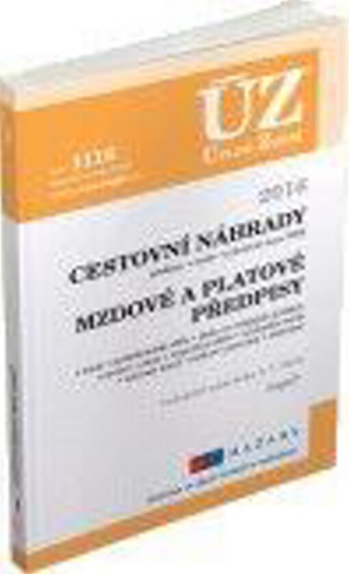 ÚZ č. 1116 Cestovní náhrady, mzdové a platové předpisy