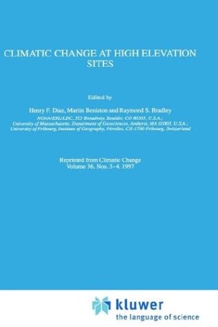 Climatic Change at High Elevation Sites