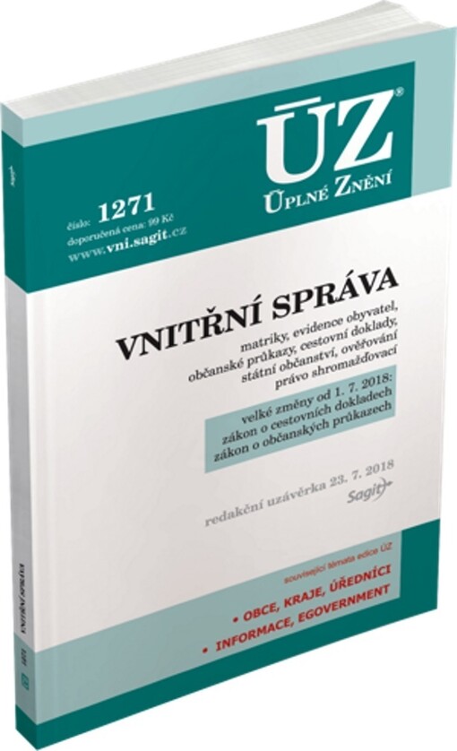 ÚZ č. 1271 Vnitřní správa