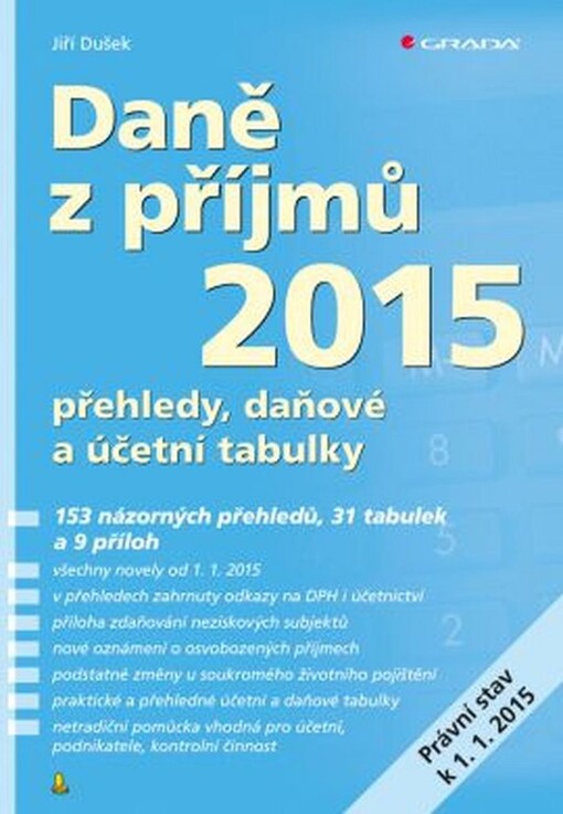 Daně z příjmů 2015 | Dušek Jiří - e-kniha