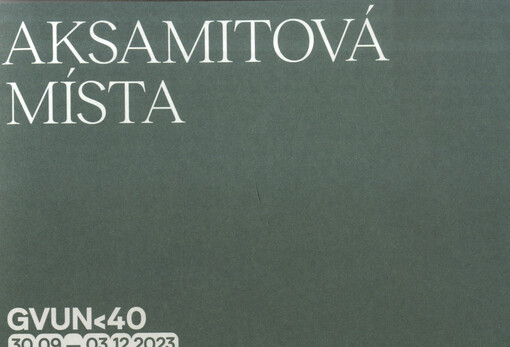 Pavel Dušek : aksamitová místa
