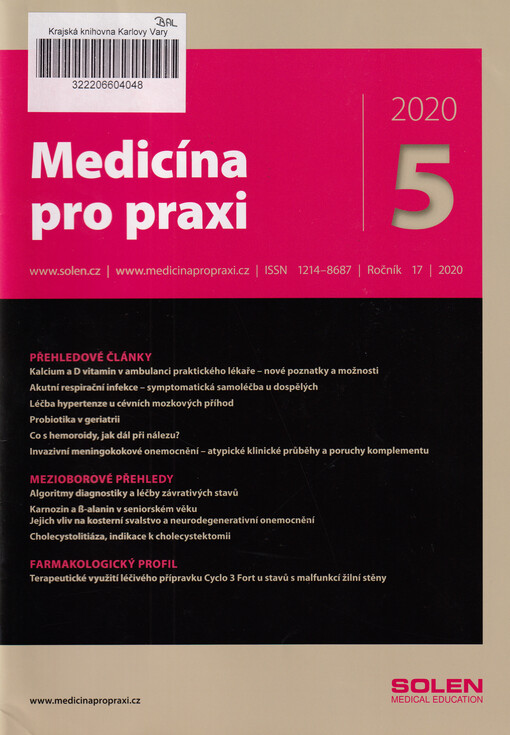 Medicína pro praxi : časopis praktických lékařů