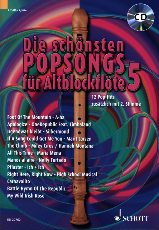 Die schönsten Popsongs für Alt-Blockflöte. 5