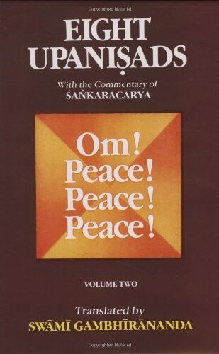 Eight Upanishads, with the Commentary of Sankara, Vol. II