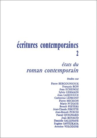 États du roman contemporain : actes du colloque de Calaceite Fondation Noesis, 6-13 juillet 1996