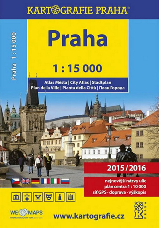 Praha - atlas města, 1 : 15 000
