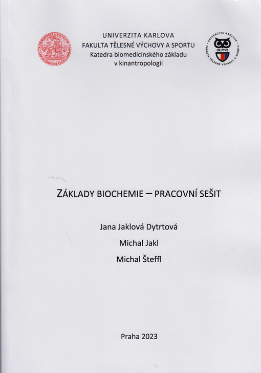 Základy biochemie - pracovní sešit
