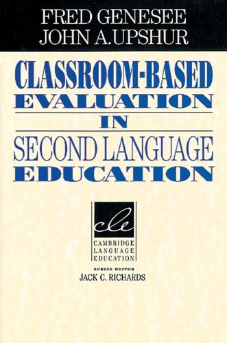 Classroom-based evaluation in second language education