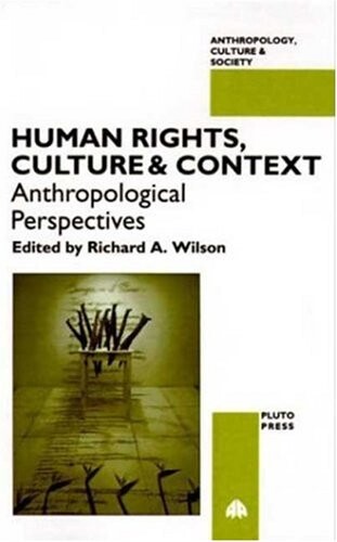 Human Rights, Culture and Context: Anthropological Perspectives (Anthropology, Culture and Society)