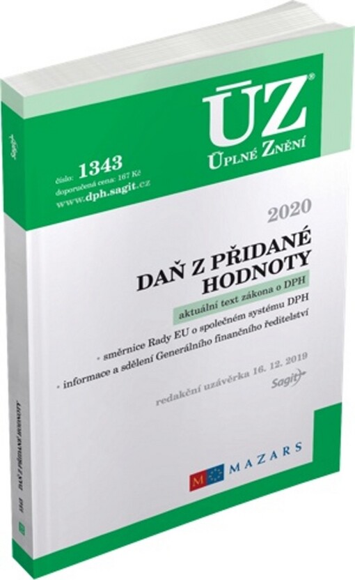 ÚZ č. 1343 Daň z přidané hodnoty 2020