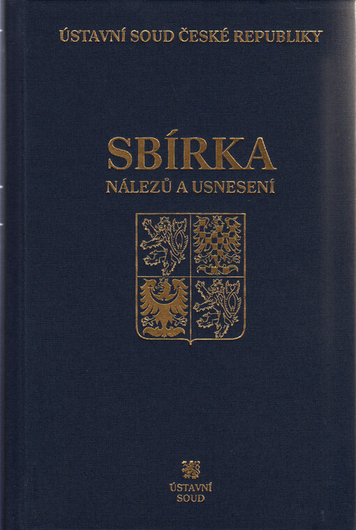 Sbírka nálezů a usnesení ÚS ČR, sbazek 70