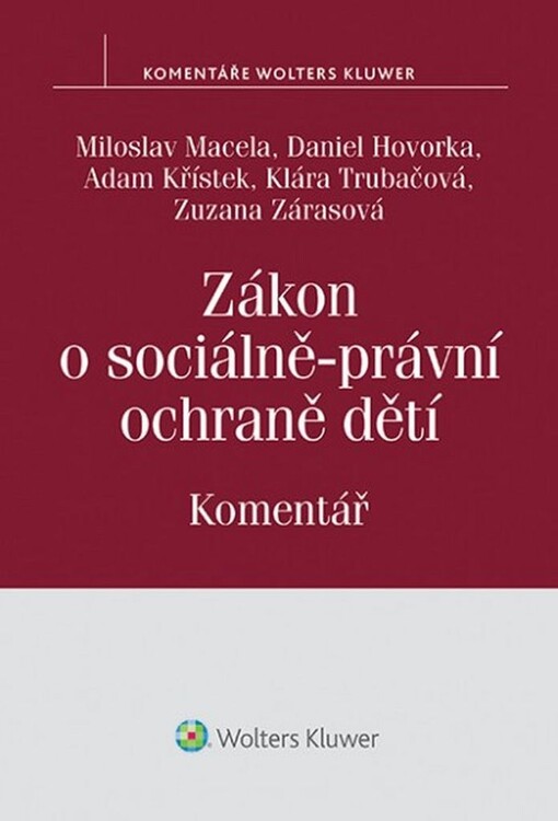 Zákon o sociálně-právní ochraně dětí : komentář