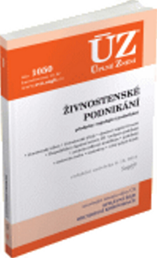 ÚZ č. 1050 Živnostenské podnikání