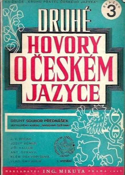 Druhé hovory o českém jazyce