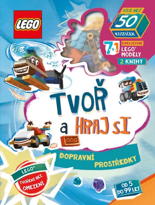LEGO Iconic: Tvoř a hraj si - Dopravní prostředky