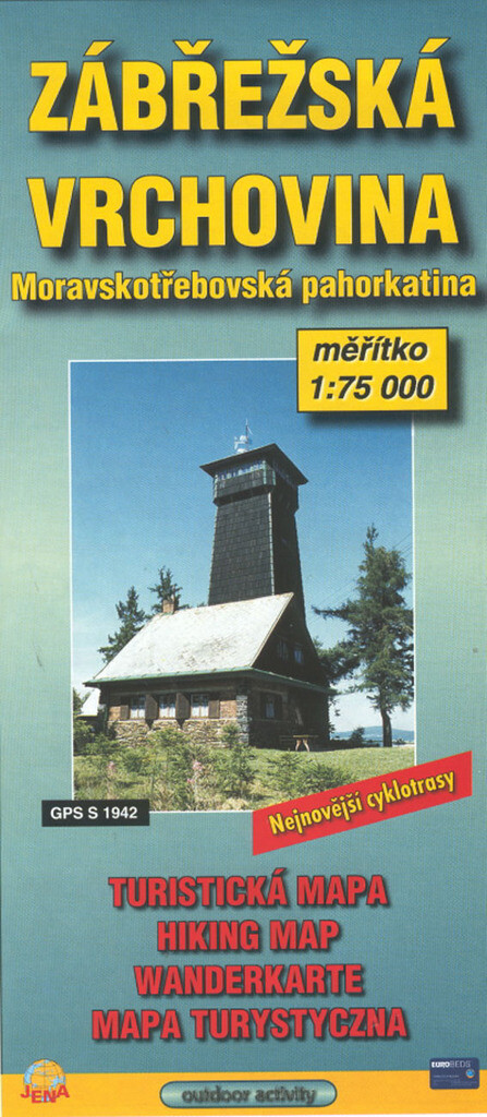 Zábřežská vrchovina Moravskotřebovská pahorkatina : turistická mapa : nejnovější cyklotrasy, GPS S 1942