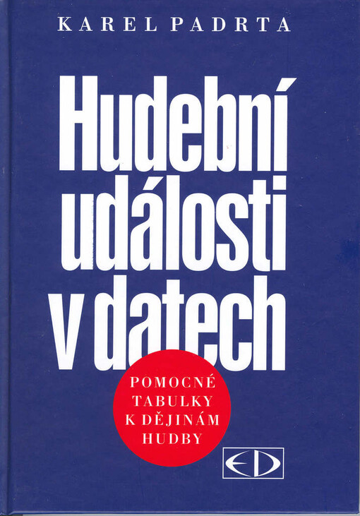 Hudební události v datech: pomocné tabulky k dějinám hudby