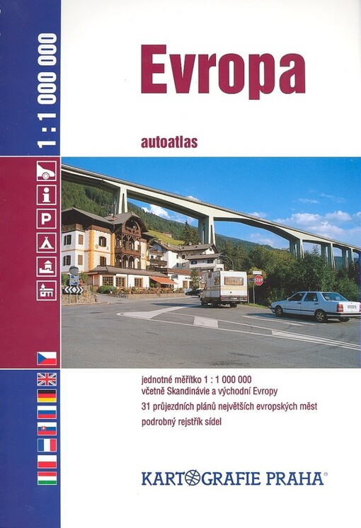 Evropaautoatlas 1:1 000 000 : vydání 2007/2008