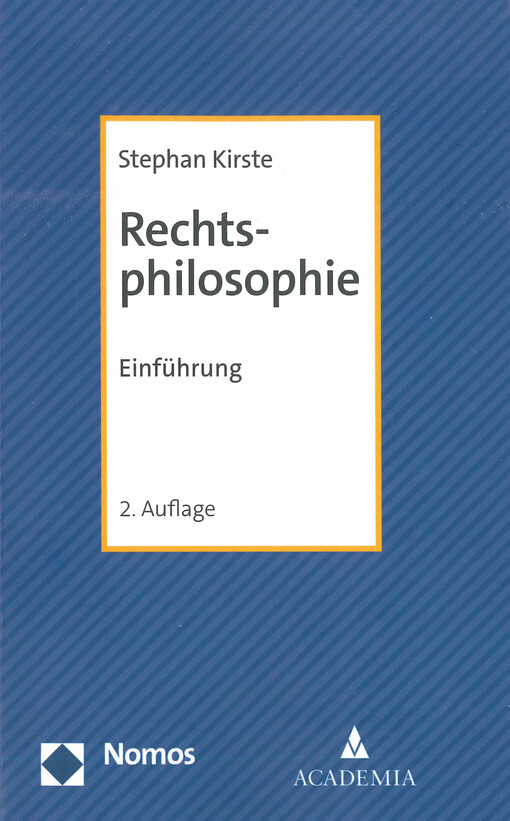 Rechtsphilosophie : Einführung