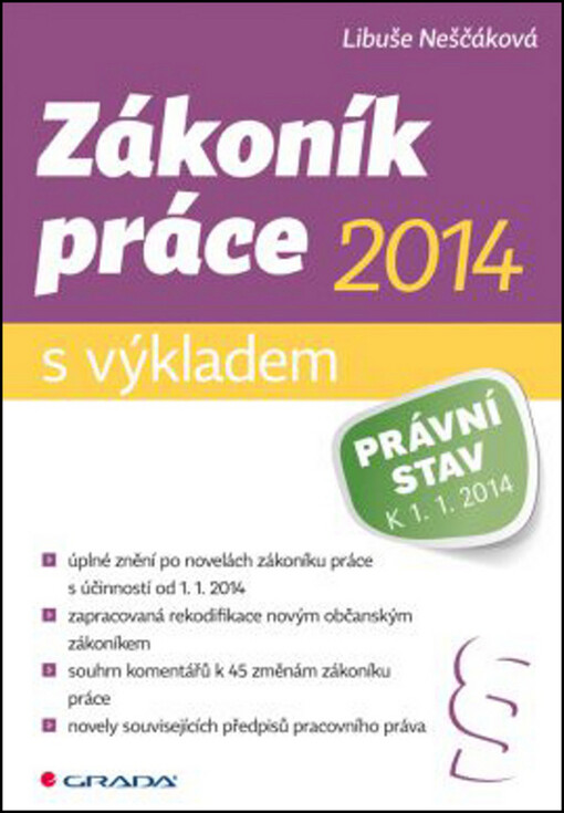 Zákoník práce 2014 – s výkladem