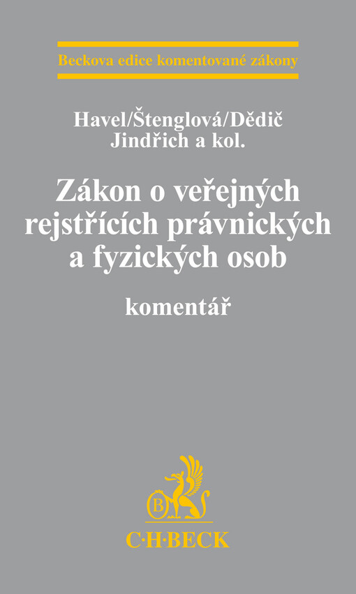 Zákon o veřejných rejstřících právnických a fyzických osob