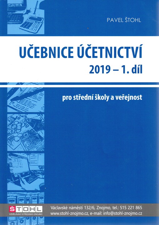 Učebnice Účetnictví 2019 - I. díl