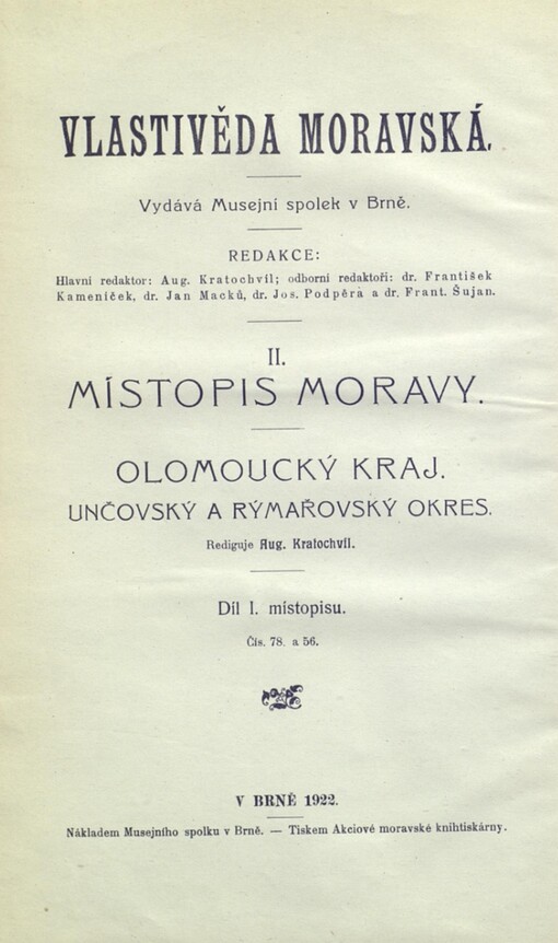 Vlastivěda moravská