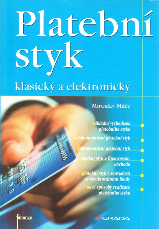 Platební styk: klasický a elektronický