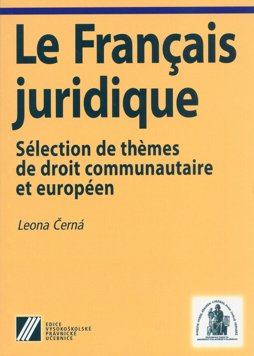 Le Français juridique - Leona Černá