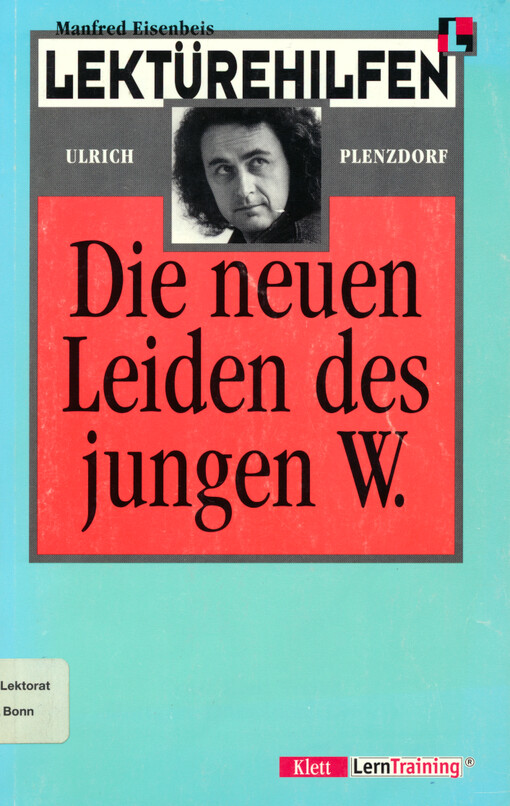  Lektürehilfen Ulrich Plenzdorf 