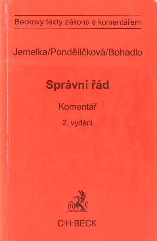 Správní řád : komentář