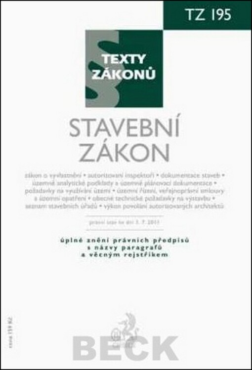 Stavební zákon : právní stav ke dni 1.®července®2011