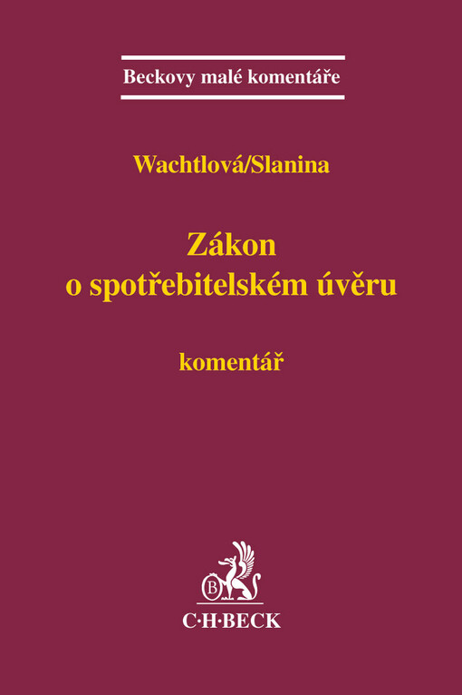 Zákon o spotřebitelském úvěru: komentář