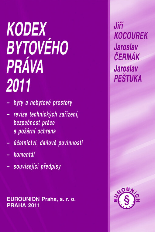 Kodex bytového práva 2011: Jiří Kocourek